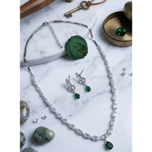 PID-66305-Women-s-Brass-Silver-Plated-Necklace-set-Green-1-1000x1000-1.webp