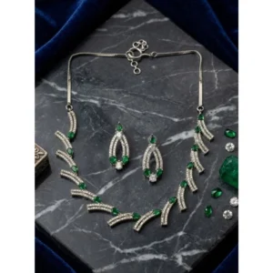 PID-66309-Women-s-Brass-Silver-Plated-Necklace-set-Green-1-1000x1000-1.webp
