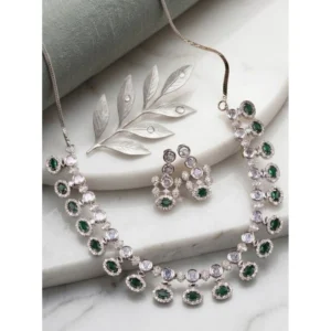 PID-66328-Women-s-Brass-Silver-Plated-Necklace-set-Green-1-1000x1000-1.webp