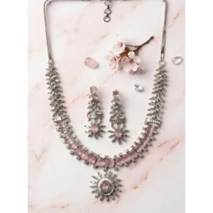 PID-66345-Women-s-Brass-Silver-Plated-Necklace-set-Pink-1-1000x1000-1.webp