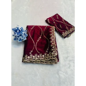 PID-67427-Women-s-Jimmy-Choo-Embellished-Saree-With-Unstitched-Blouse-5-5-Mtr-Wine-1-1000x1000-1.webp