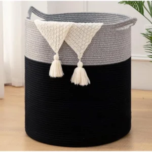 PID-66351-Cotton-Pack-Of-1-12x14-Inch-1-Pcs-Storage-Basket-For-Clothes-With-Out-Lid-Gray-Black-4-1000x1000-1.webp