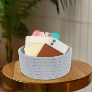 PID-66373-Cotton-Pack-Of-1-8x3-Inch-Round-1-Pcs-Bedside-Organizer-With-Out-Lid-Gray-2-1000x1000-1.webp