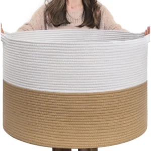 PID-66400-Cotton-Pack-Of-1-16x14-Inch-Storage-Basket-For-Clothes-With-Out-Lid-Beige-White-1-1000x1000-1.webp