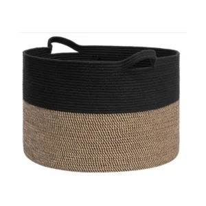 PID-66409-Cotton-Pack-Of-1-16x14-Inch-Storage-Basket-For-Clothes-With-Out-Lid-Black-Beige-Black-4-1000x1000-1.webp
