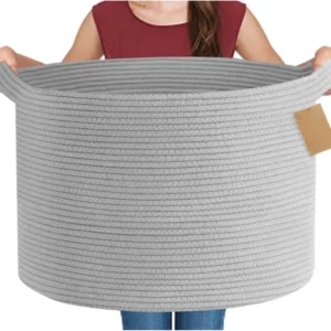 PID-66427-Cotton-Pack-Of-1-14x12-Inch-Storage-Basket-For-Clothes-With-Out-Lid-Gray-1-1000x1000-1.webp