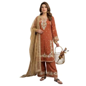 PID-66495-Women-s-Silk-Embroidered-3-4th-Sleeve-Round-Kurti-With-Palazzo-and-Dupatta-Set-Orange-5-1000x1000-1.webp