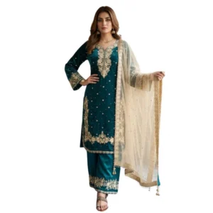 PID-66497-Women-s-Silk-Embroidered-3-4th-Sleeve-Round-Kurti-With-Palazzo-and-Dupatta-Set-Turquoise-1000x1000-2.webp