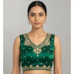 PID-66629-Womens-Silk-Embroidered-V-Neck-Sleeveless-Padded-Blouse-Green-Size-38-1-1000x1000-1.webp