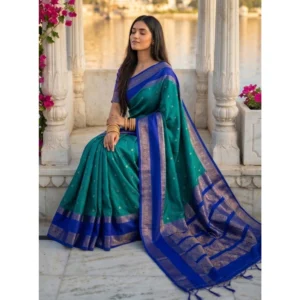 PID-67084-Women-s-Silk-Blend-Printed-Saree-With-Unstitched-Blouse-5-5-Mtr-Rama-1-1000x1000-1.webp