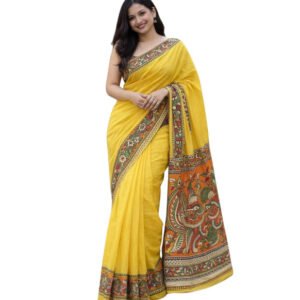 PID-68004-Women-s-Linen-Kalamkari-Printed-Saree-With-Unstitched-Blouse-5-5-Mtr-Yellow-2.jpg