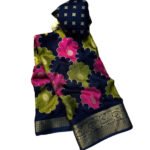 PID-68140-Women-s-Dola-Silk-Floral-Printed-Saree-With-Unstitched-Blouse-5-5-Mtr-Navy-2.jpg